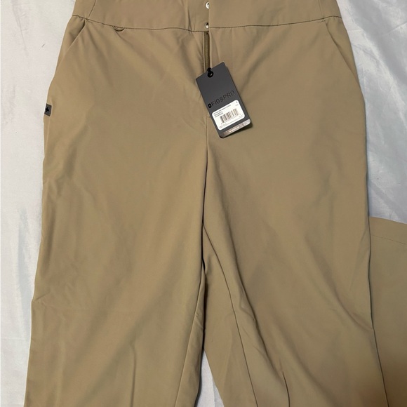 Figspro Women's Khaki skinny scrub pant - Picture 3 of 3